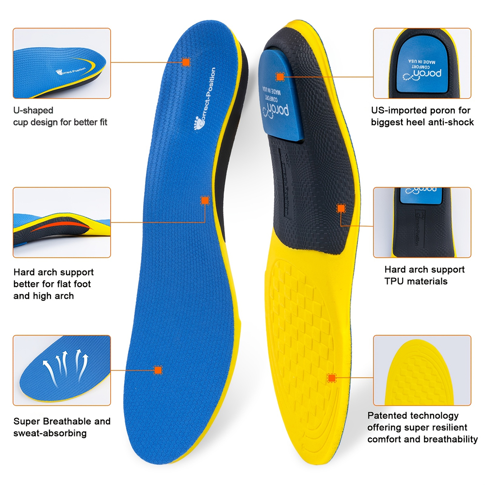 Flat Feet Arch Support Inserts - Sneaker Care Foam review and price