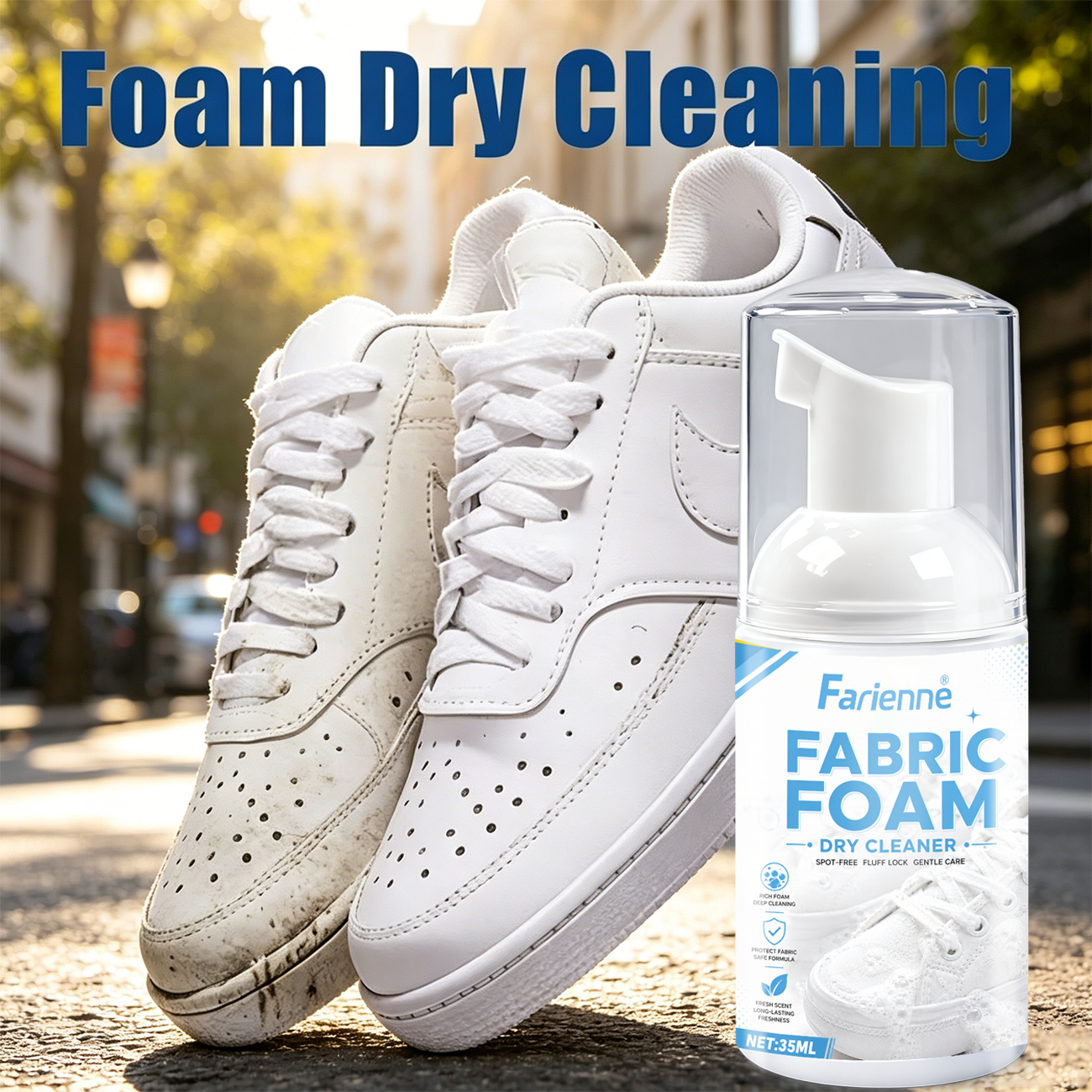 Farienne Fabric Foam Dry Clean - Sneaker Care Foam review and price