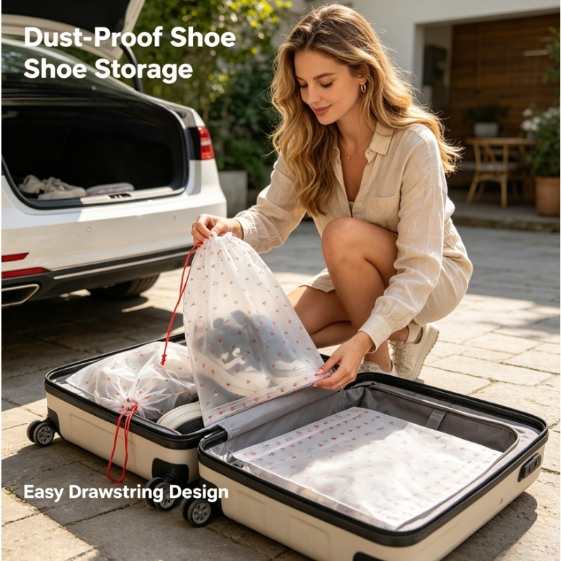 Stylish Ins Drawstring Shoe Ba - Shoe Bag Dust review and price
