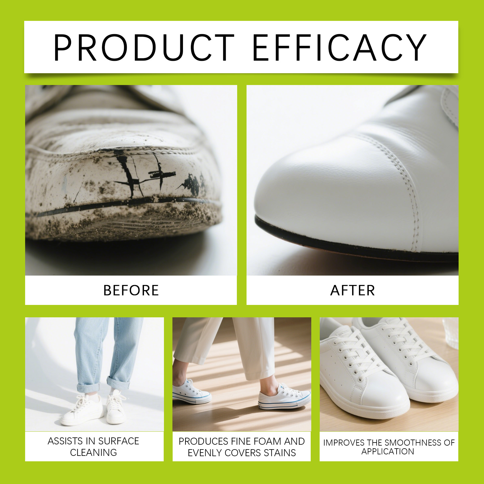 White Shoe Cleaner Sneaker Cle - Sneaker Care Foam review and price